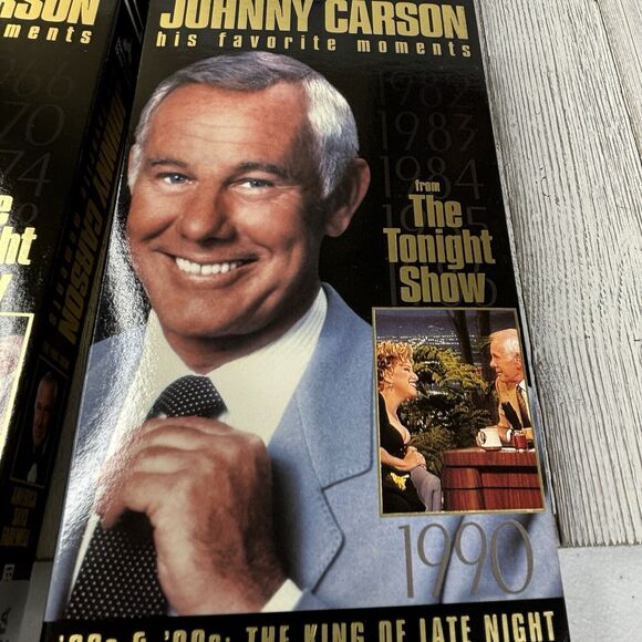 Johnny Carson The Final Show‎ Collection His Favorite Moments (VHS, 4 Tapes) - Picture 8 of 11